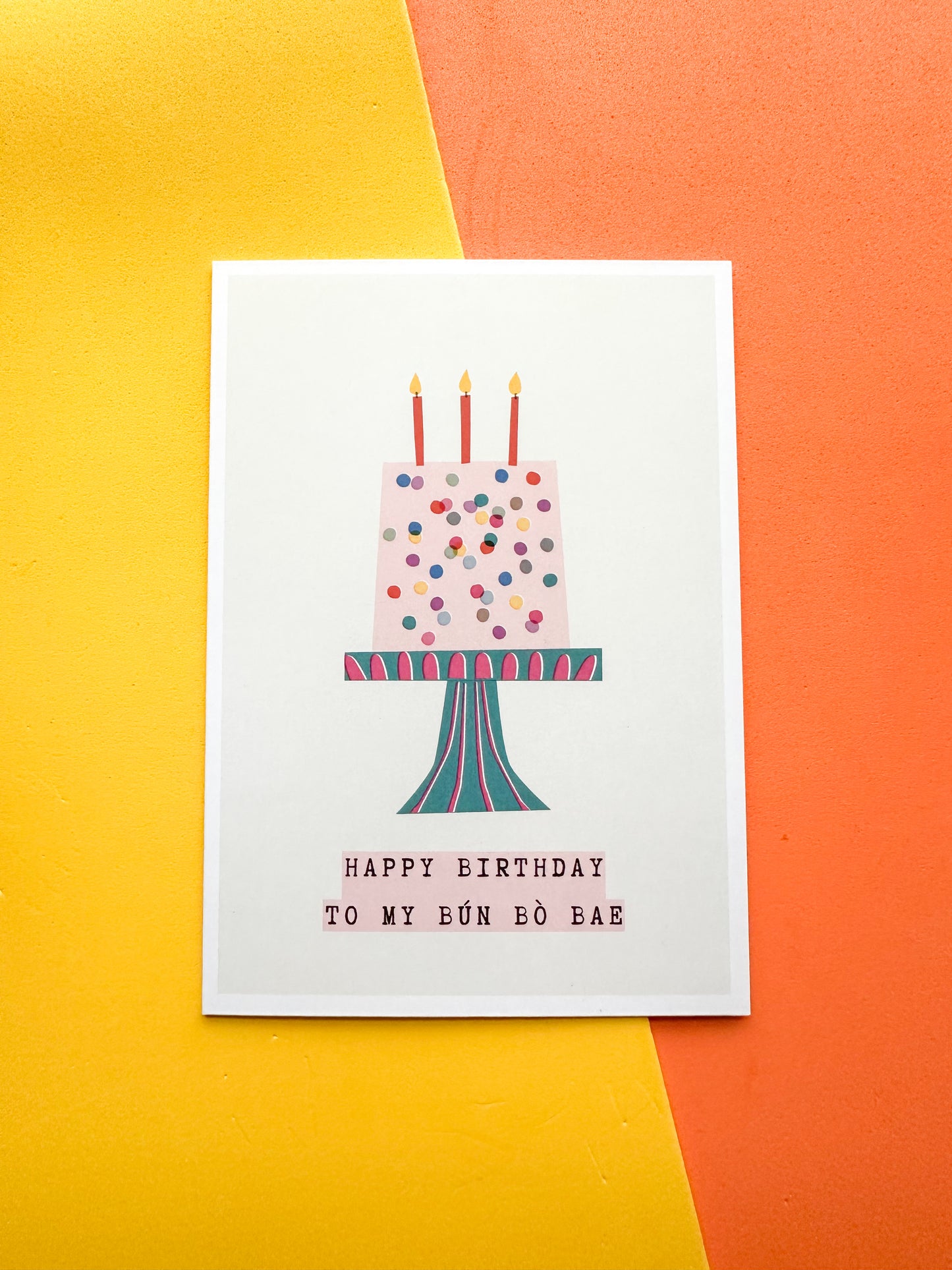 Happy Birthday to my Bun Bo Bae Vietnamese Greeting Card