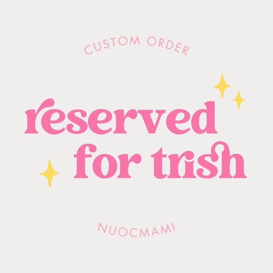 A graphic indicating a custom order is reserved