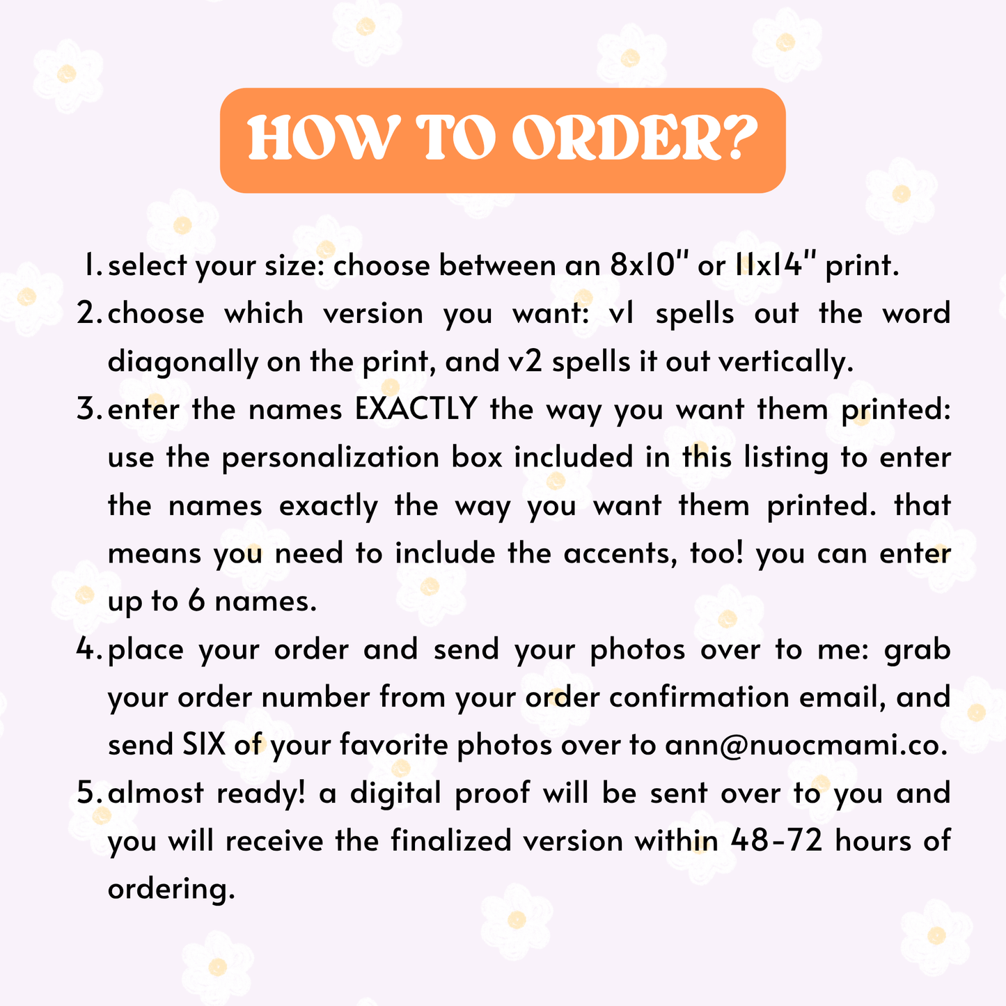 Personalized Vietnamese Mother's Day Digital Art Print