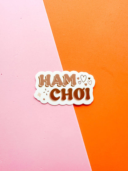 Ham Choi Vietnamese Vinyl Sticker