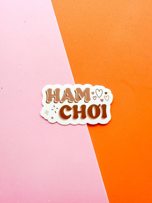 Ham Choi Vietnamese Vinyl Sticker