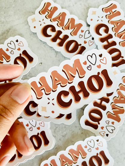 Ham Choi Vietnamese Vinyl Sticker