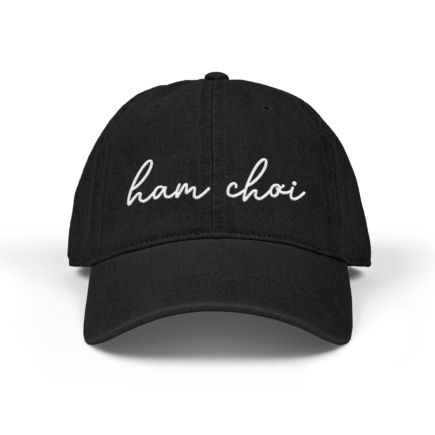 Ham Choi Embroidered Denim Hat