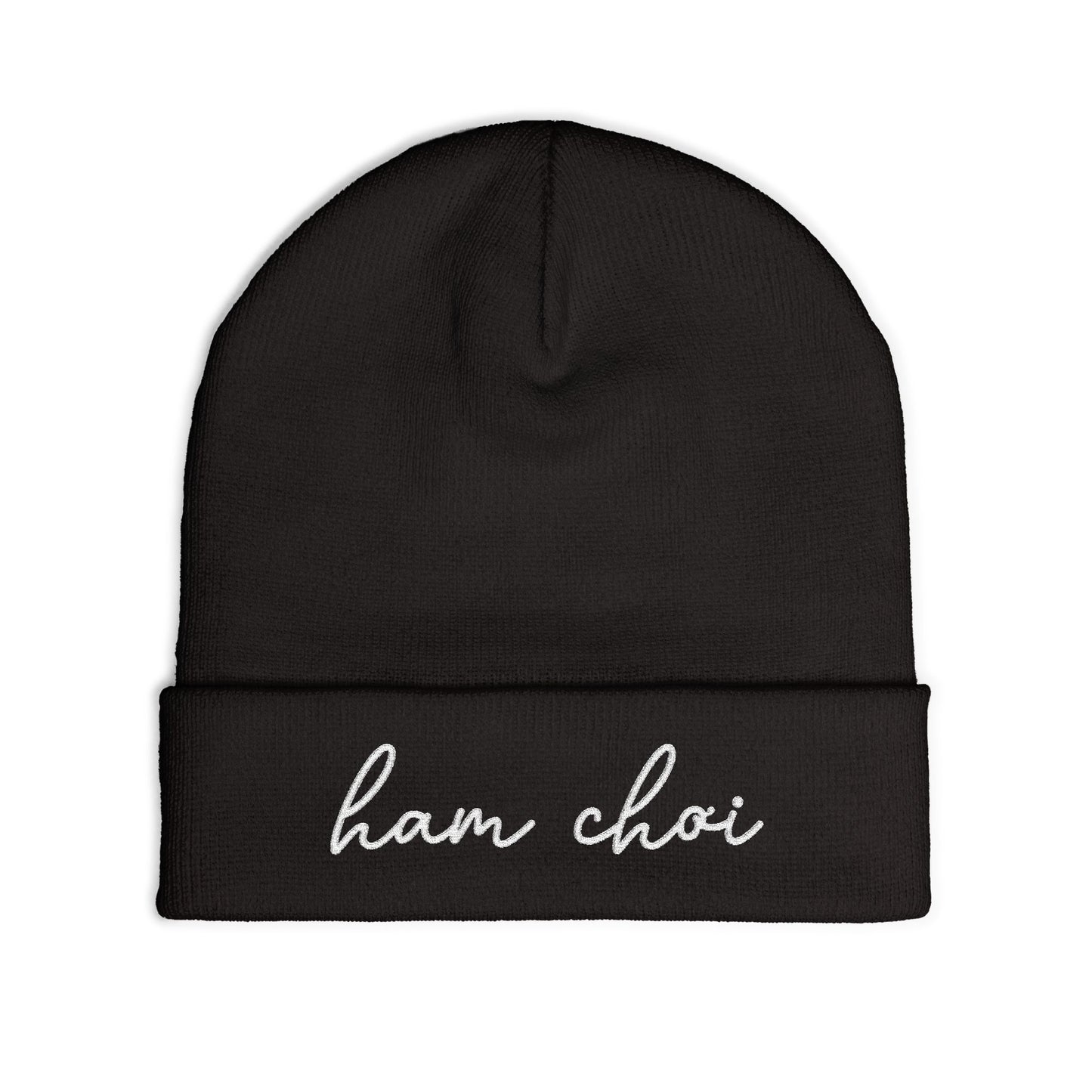 Ham Choi Embroidered Knit Beanie