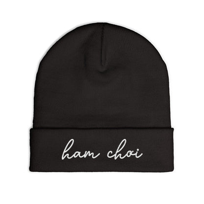 Ham Choi Embroidered Knit Beanie
