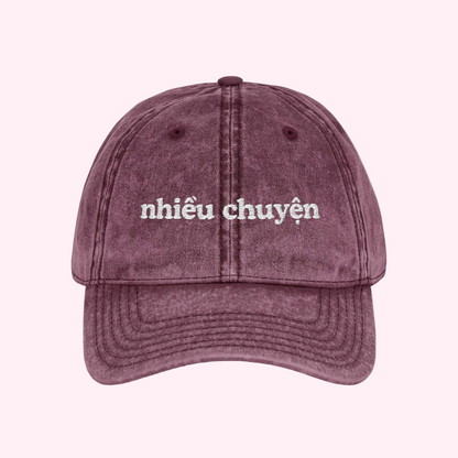 Nhieu Chuyen Embroidered Hat