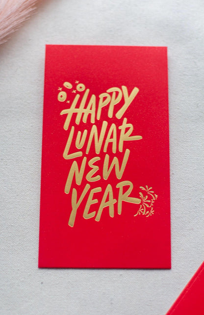 A vibrant red envelope with gold foil accents and text that translates to 'May you be prosperous this new year' in Vietnamese.

Lunar New Year Envelopes, Vietnamese Lucky Red Envelopes, Bao Li Xi, Hongbao, Chuc Mung Nam Moi Envelopes, Lunar New Year Tet 2025 Envelopes