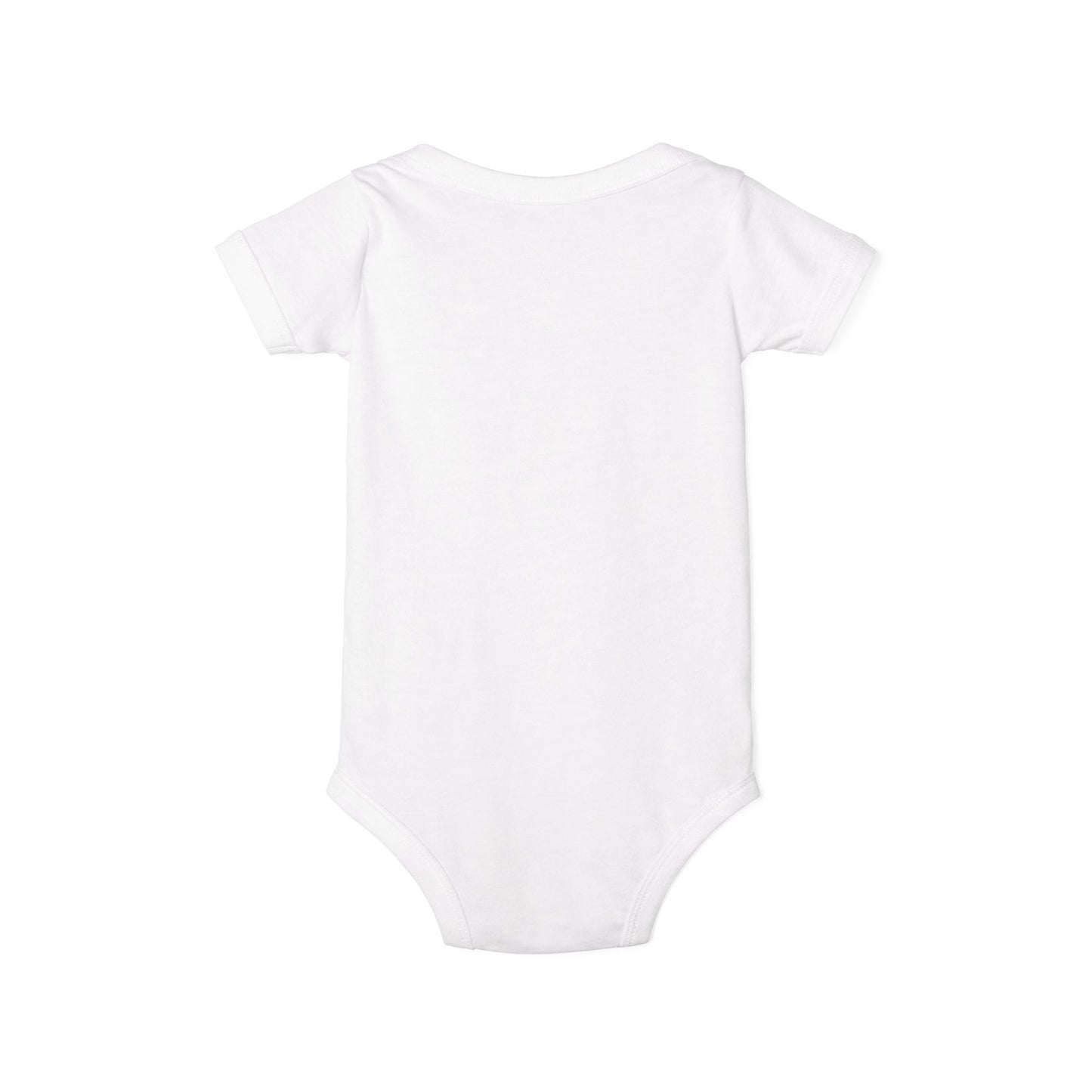 White baby onesie back