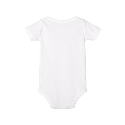 White baby onesie back