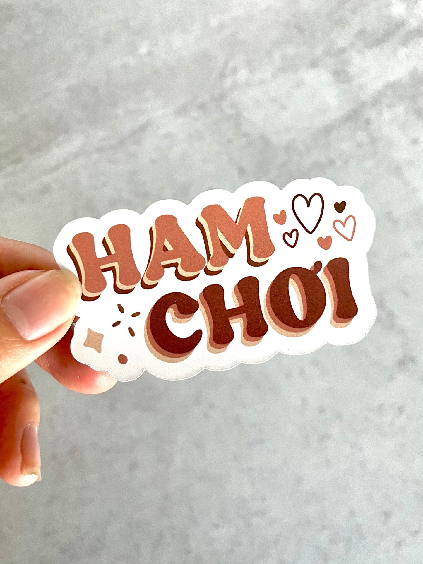 Ham Choi Vietnamese Vinyl Sticker