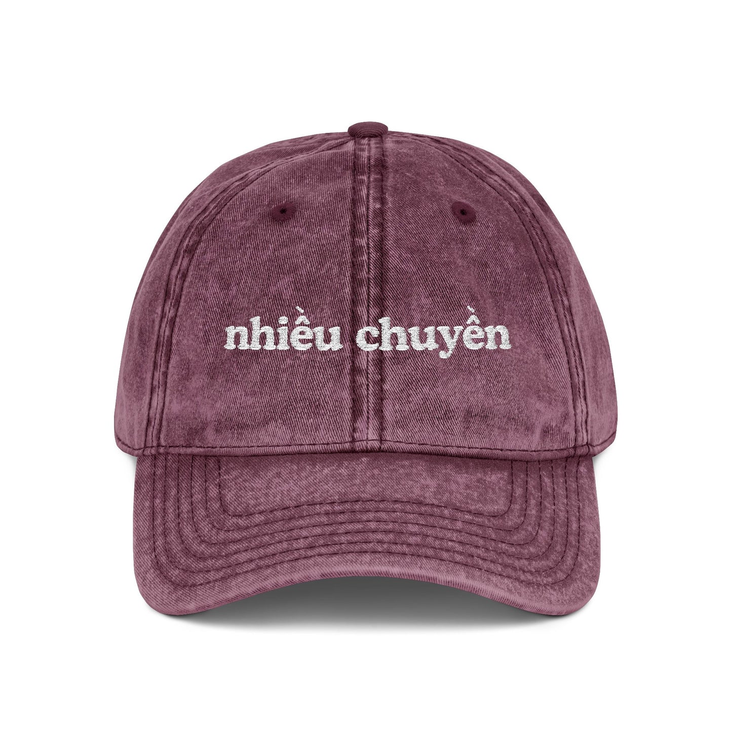 Nhieu Chuyen Embroidered Cap
