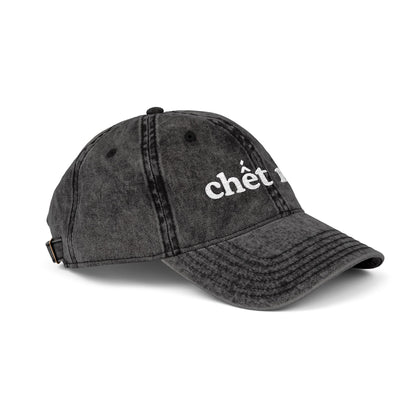 Chet Me Embroidered Hat