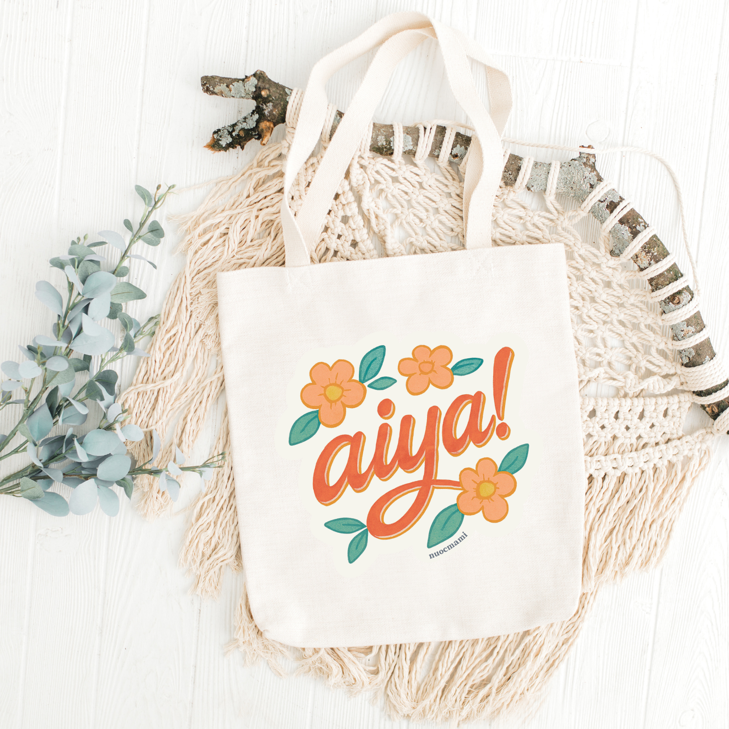 Aiya Canvas Tote Bag