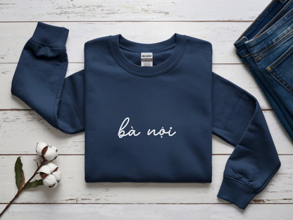 Ba Noi Embroidered Sweatshirt