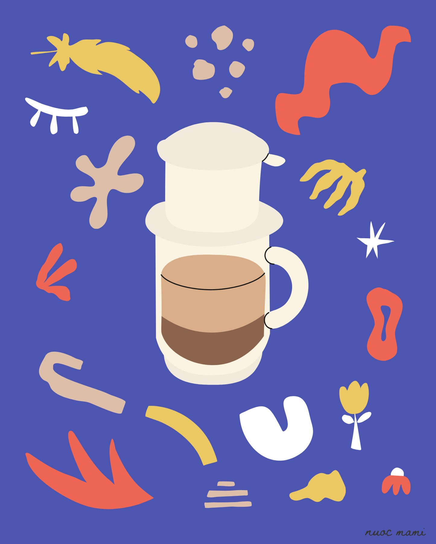 Ca Phe — Digital Art Print