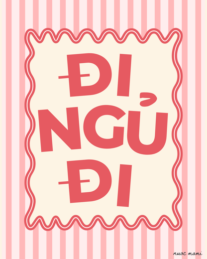 Di Ngu Di — Physical Art Print