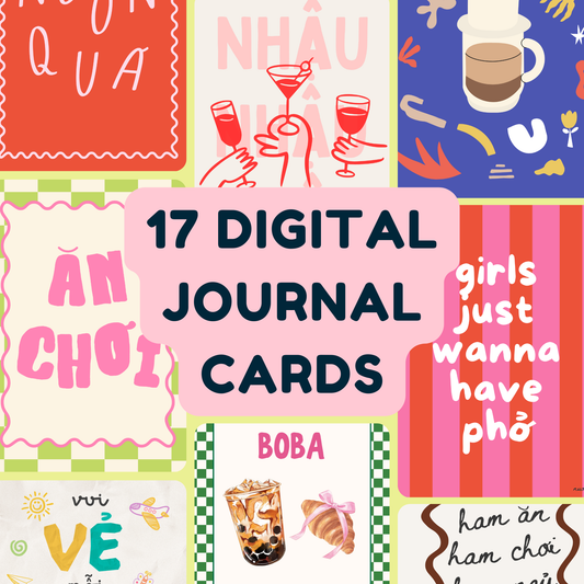 3x4 Digital Journal Cards