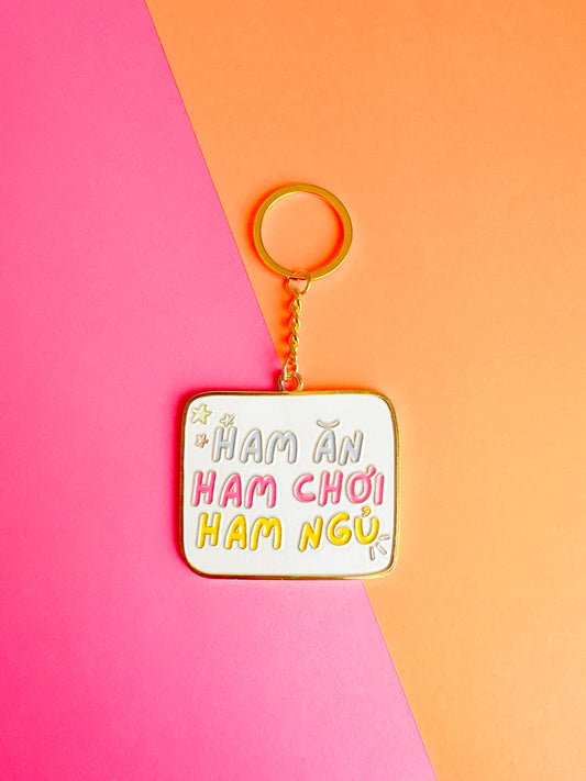 Ham An Ham Choi Ham Ngu Keychain
