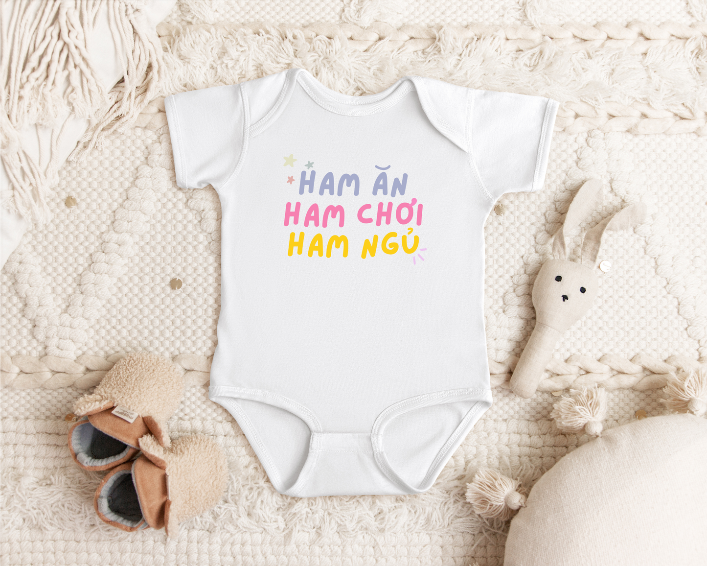 Ham An Ham Choi Ham Ngu Baby Bodysuit