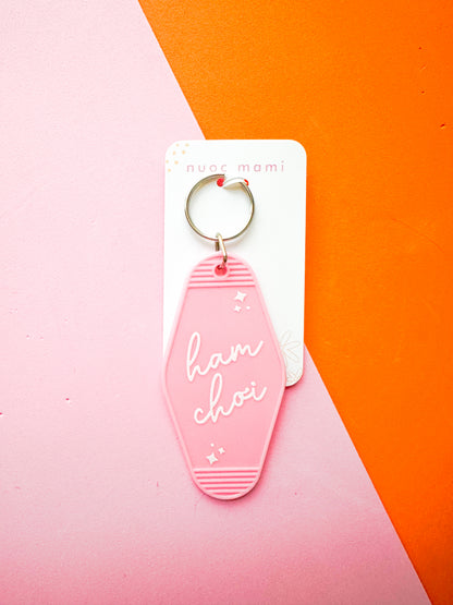Ham Choi Hotel Keychain - Script