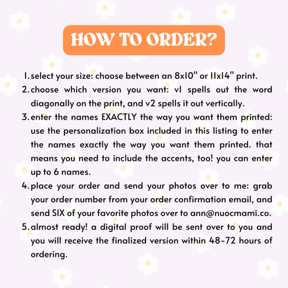 Personalized Vietnamese Father's Day Digital Art Print