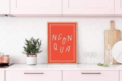 Ngon Qua — Physical Art Print