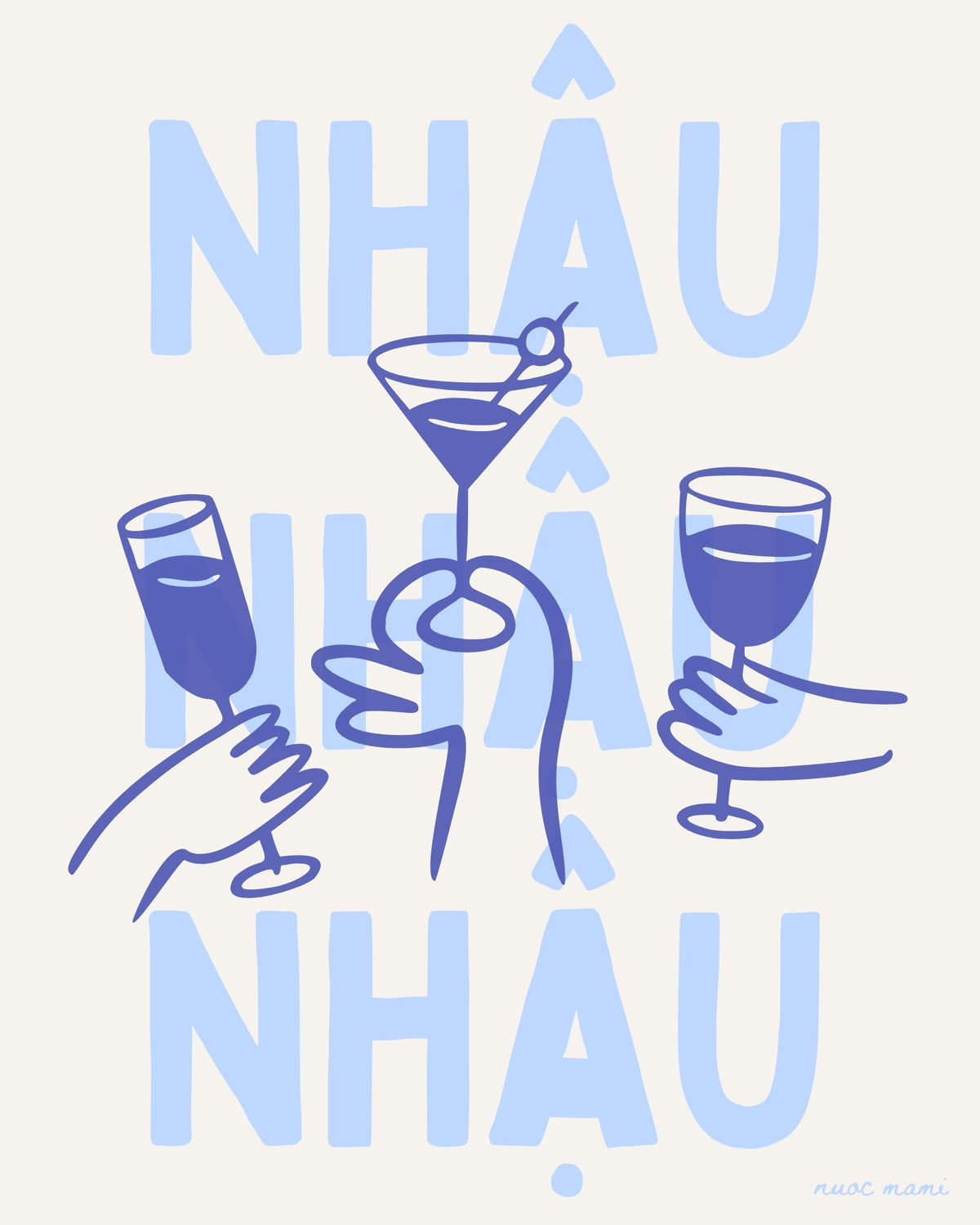 Nhau — Digital Art Print
