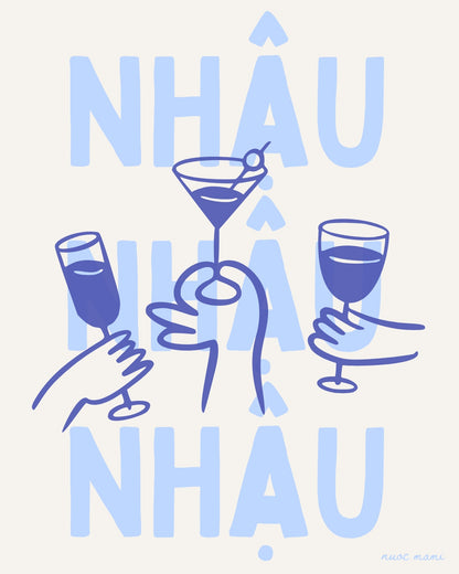 Nhau — Digital Art Print