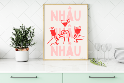 Nhau — Digital Art Print