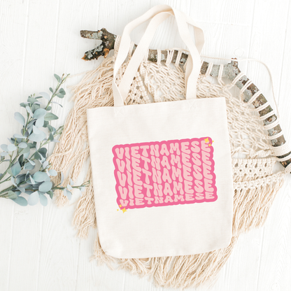 Vietnamese Canvas Tote Bag