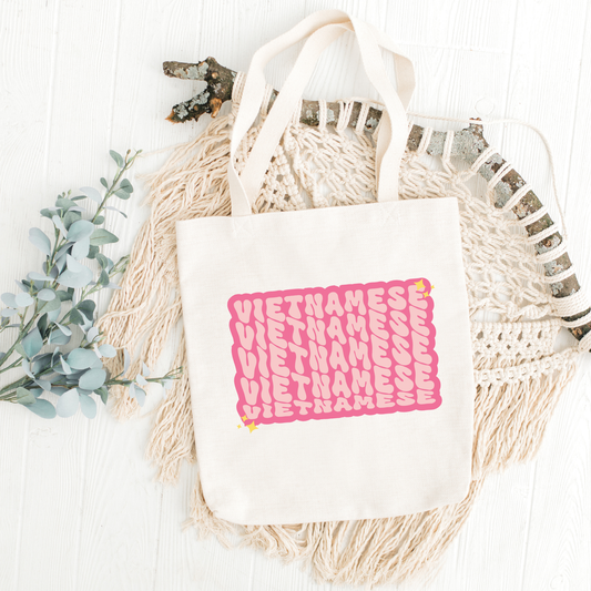 Vietnamese Canvas Tote Bag